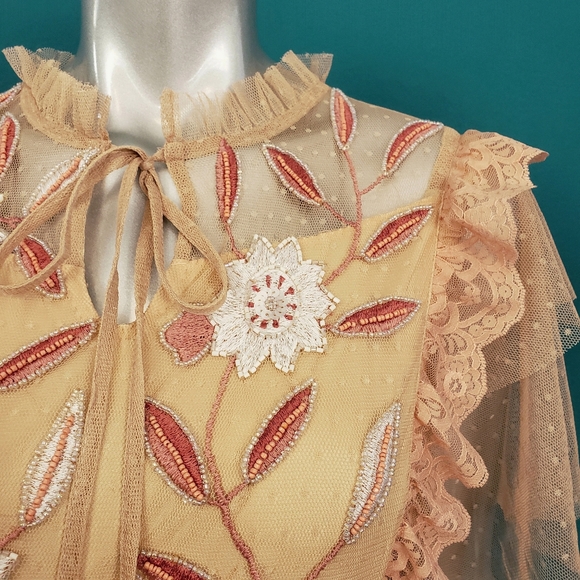 🆕️ 🎬💐 FROCK & FRILL Tiered Floral Maxi Dress // (NWT) - Picture 7 of 10